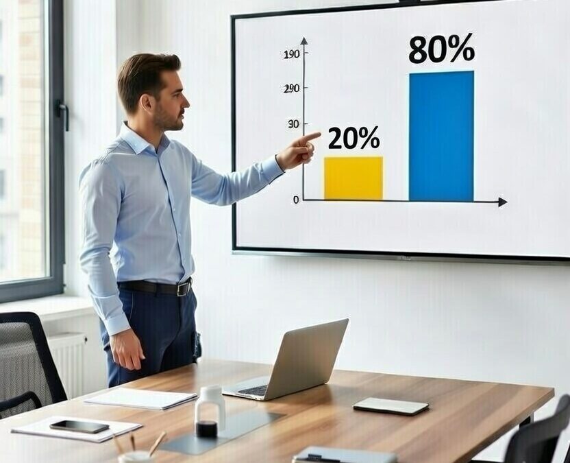 80% of results come from 20% of efforts: The Pareto Principle